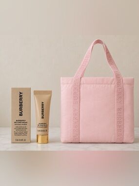 Burberry Pink Tote + Beyond Wear Radiance Primer Mini Bundle